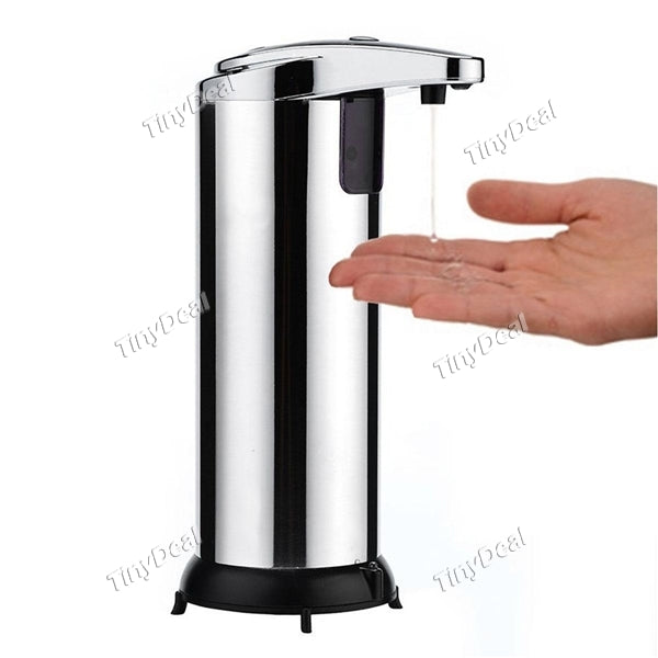 Automatic Sensor Soap Dispenser Base Wall Mounted Stainless Steel Sanitizer Dispenser For Kitchen Bathroom