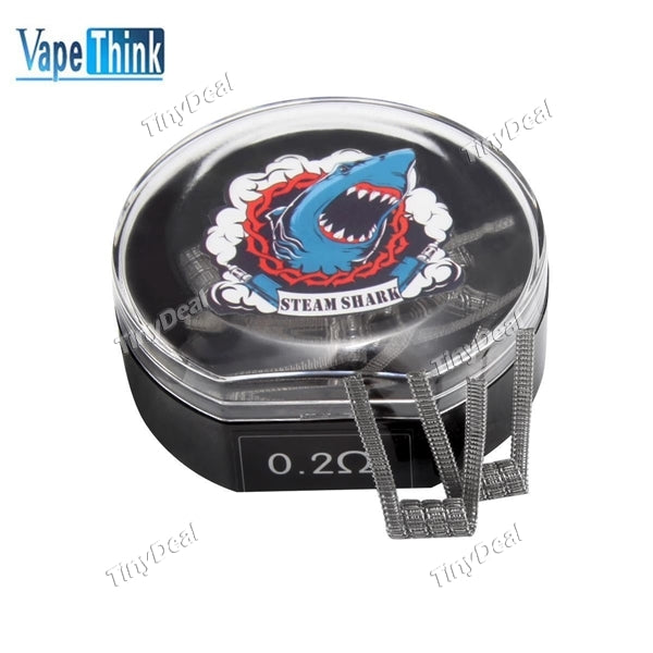 10 x Authentic Vapethink Steam Shark Staple Framed Fused Prebuilt Coil 0.2Ohm for Rebuildable Atomizers