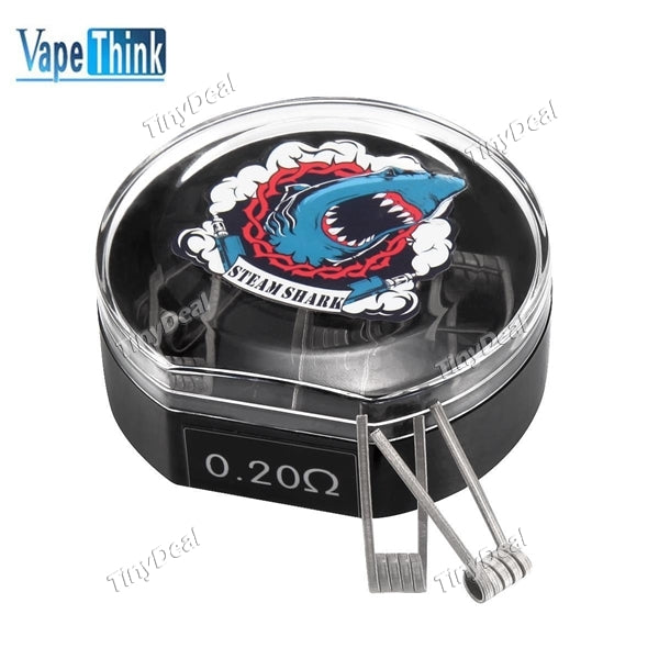 10 x Authentic Vapethink Steam Shark Sweep V2 Prebuilt Coil 0.2Ohm for Rebuildable Atomizers