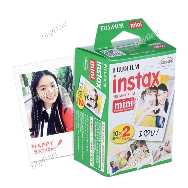 Fujifilm Instax Mini Instant Film One Imaging 2-pack of 20 Shoots for Fujifilm Checky Mini Cameras