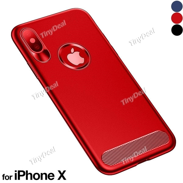 iPhone X Protective Case TPU Soft Back Cover Frosted Protective Shell Anti-fall Anti-fingerprint