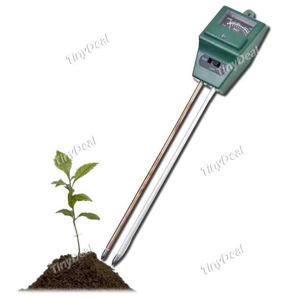 3 in 1 Soil Moisture Sunlight PH Acidity Meter Tester Plant Digital Analyzers for Garden / Farm / Lawn