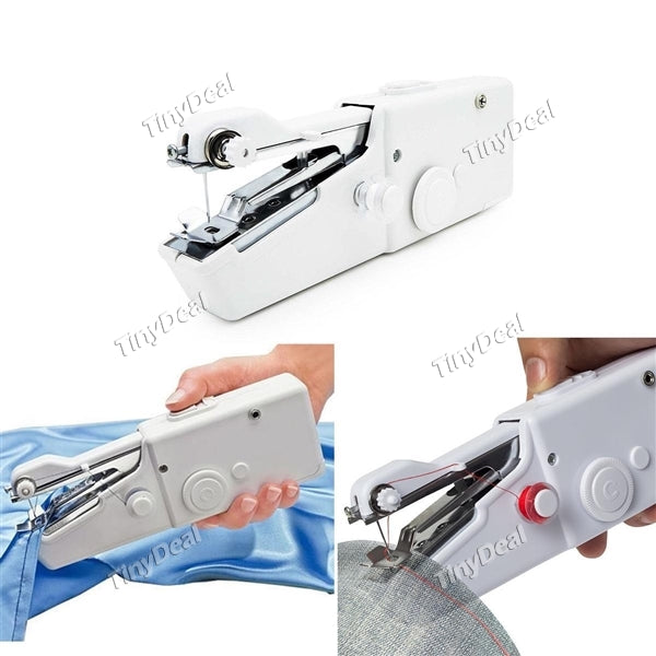 1/2/4 pcs Mini Handheld Sewing Lightweight Craft Sewing Machine Battery Operated Sewing Kit for Home and Travel Use