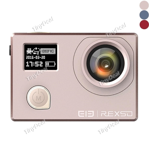 Elephone REXSO Explorer Dual NT96660 2.0" 4K 24fps Dual Screen 170 Degree Wide Angle Wifi Sport Camera