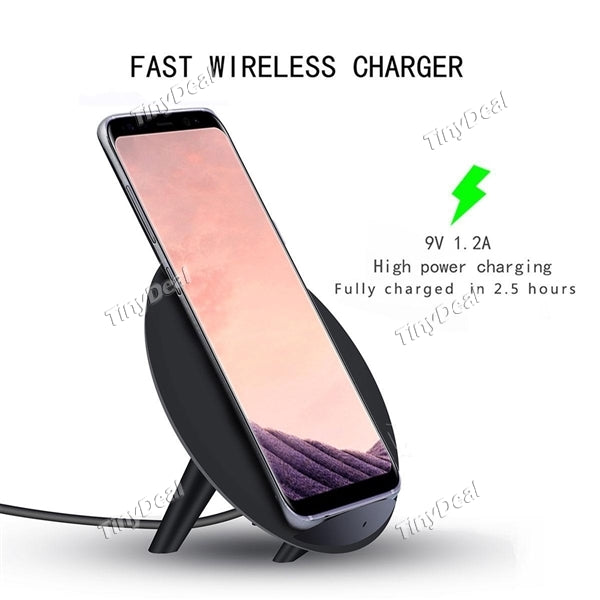 K10 10W Fast Charge Wireless Charging Stand for Samsung Galaxy Note 8 iPhone X iPhone 8 / 8 Plus and All Qi Devices