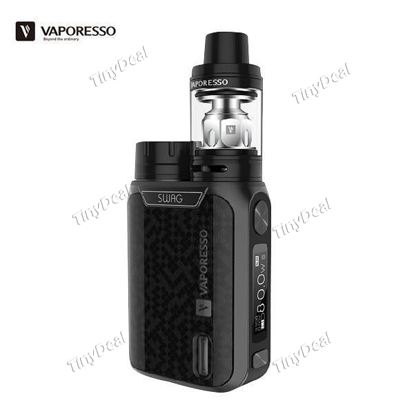 Authentic Vaporesso SWAG 80W TC 3.5ML NRG SE Tank Starter Kit - Black