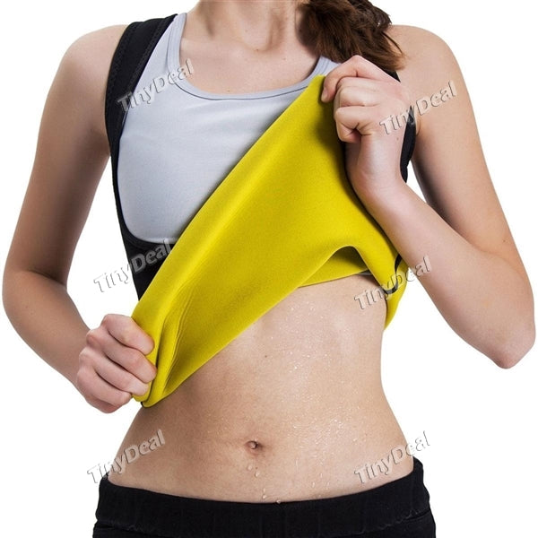 1/2pcs Body Shaper Slimming Sauna Vest for Women Hot Waist Trimmer Shirt Weight Loss Workout