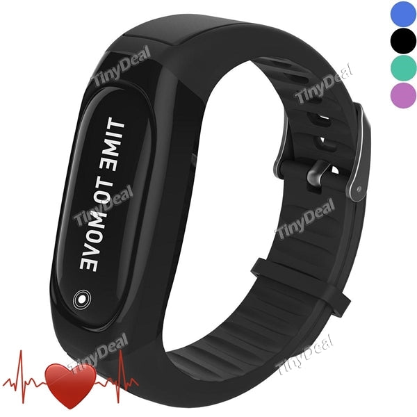 ID118HR Smart Bracelet Heart Rate Smart Band Sports Tracker IP65 Waterproof Sleep Monitor SMS Reminder USB Direct Charging