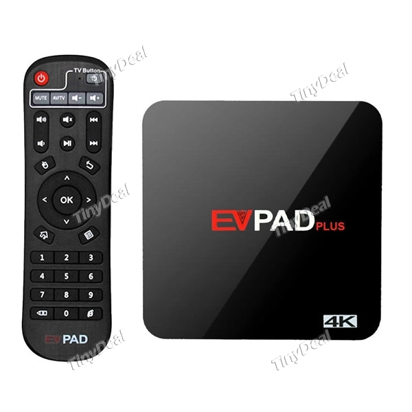 EVPAD 2S Plus TV BOX 2GB 32GB S905X Dual Frequency WIFI Andrews 6.0 Channels IPTV Media Streamer Player