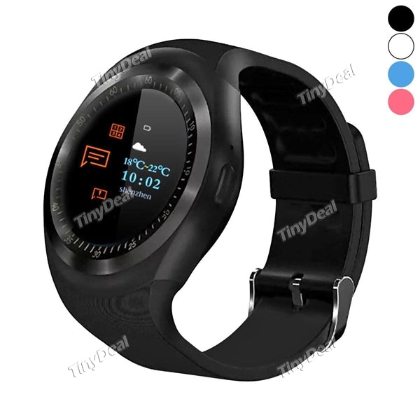 Y1 Plus MTK2502D 32M+32M Bluetooth Call Reminder Heart Rate Monitor Smart Watch Phone