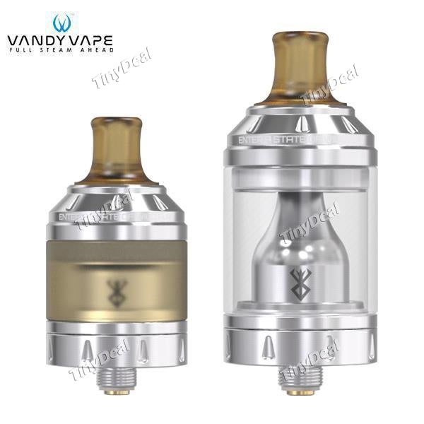Authentic Vandy Vape Berserker MTL RTA 2ml/4.5ml Rebuildable Tank Atomizer - Silver