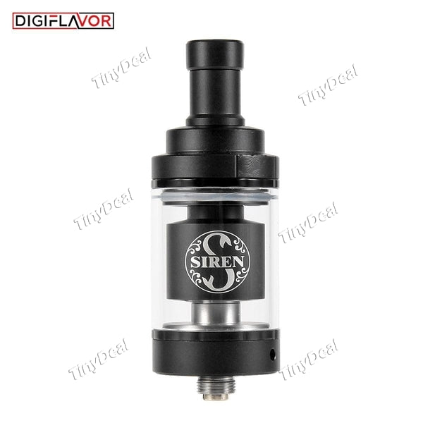 Authentic Digiflavor Siren V2 MTL GTA 2ML Tank Atomizer 22MM TPD Edition Version - Black