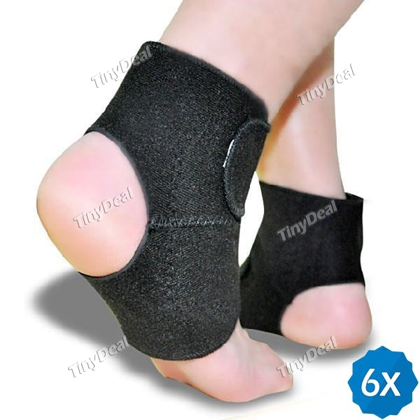 6 Pair Magnetic Therapy Thermal Self-Heating Ankle Pad Belt Ankle Support Brace Protector Health-Care Item