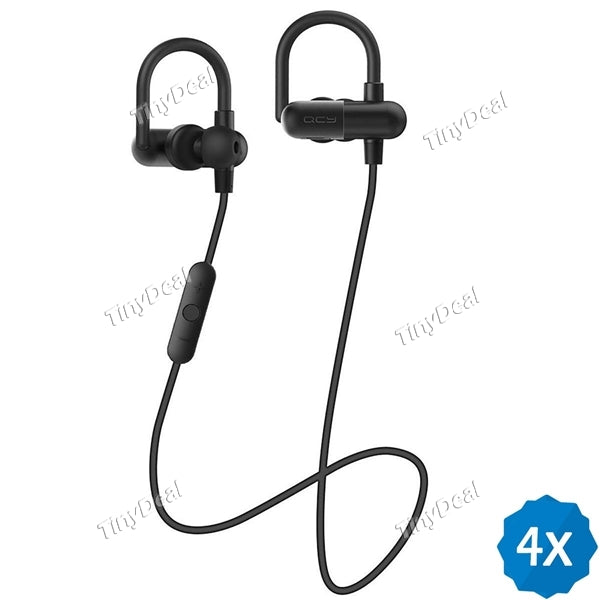 4pcs QCY QY11 Apt-X HiFi 3D Stereo Earphones Bluetooth 4.1 Sports-Style Headset Super Bass for Cellphone Tablet PC