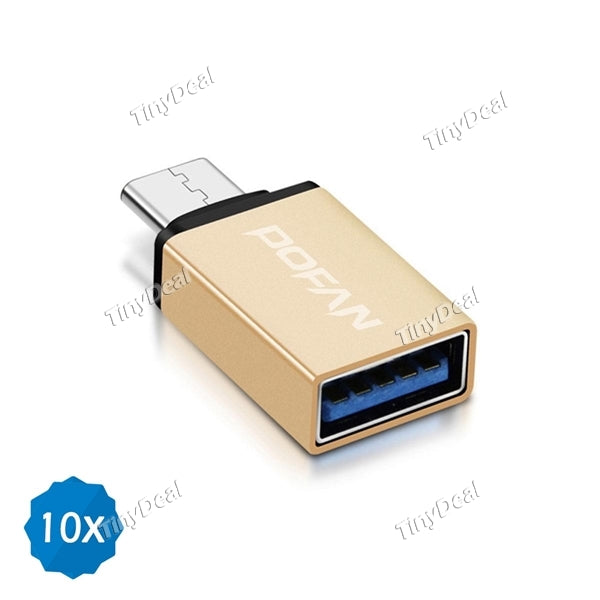 10pc POFAN Type-C To USB 3.0 OTG Adapter