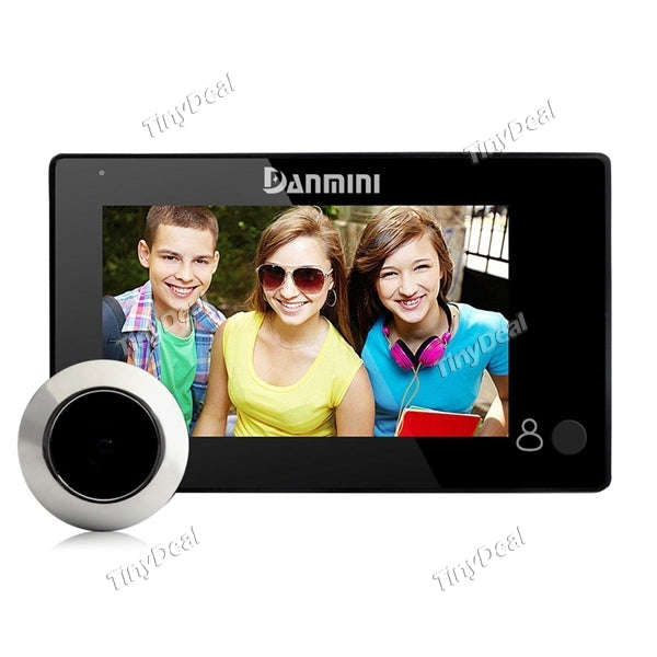 2pcs YB-43CH 4.3 Inch 2.0MP Viewer Digital TFT LCD 145 Degrees Peephole Viewer Camera Color Screen Door Eye Video Record