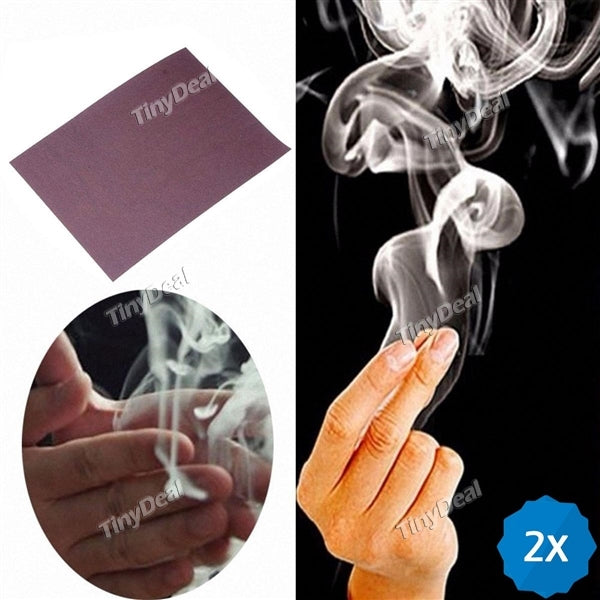 2pcs Magic Gimmick Prop Mysterious Finger Smoke Magic Item Magician Trick Accessories