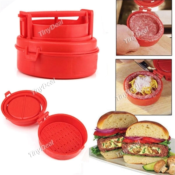 2pcs Stufz Stuffed Burger Hamburger Press Cutlets Maker BBQ Meat Pressing Device Burger Mold Machine for Kitchen Cook
