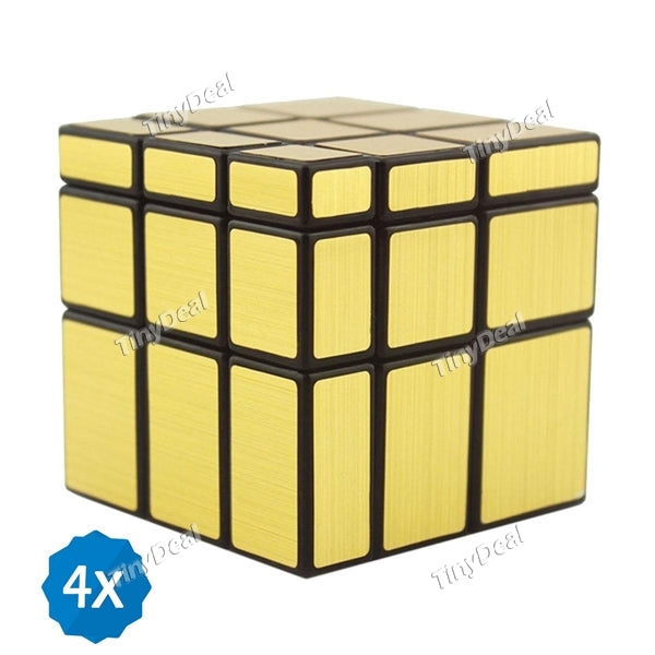 4pcs 3x3x3 Magic Mirror Cube Professional Cubo Magico Cast Coated Puzzle Speed Twist Learning & Education Toys