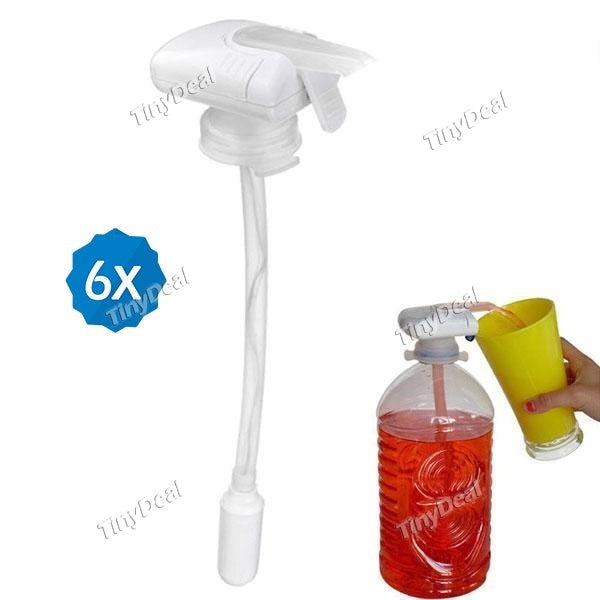 6pcs Magic Tap Electric Automatic Water Milk Drink Alcohol Beverage Dispenser