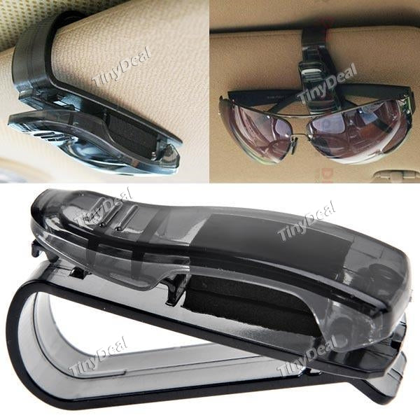 6pcs Car Sun Visor Glasses Sunglasses Ticket Clip Holder - Color Assorted