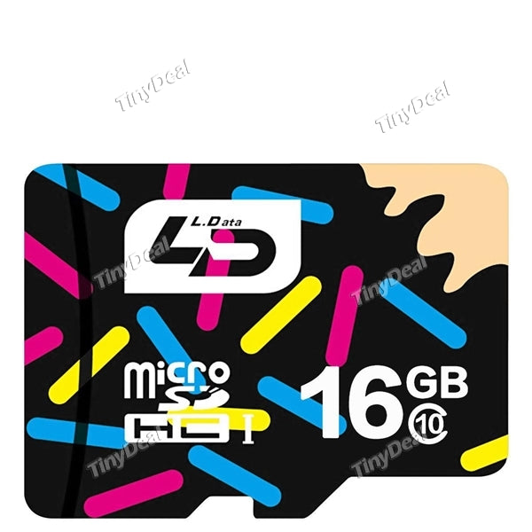 LD Micro SD Card 16GB Class 10 UHS-1 48MB/S Memory Card Flash TF Card for Smartphone