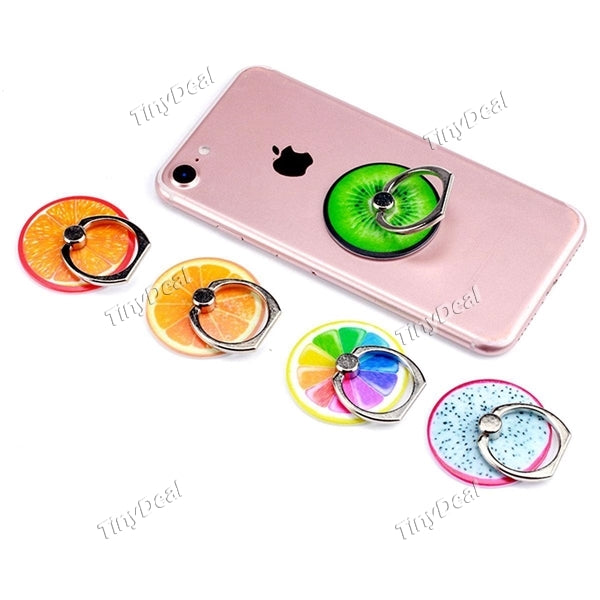 Phone Ring holder Cute Fruit Universal Phone Metal Tablet Finger Grip Ring Stand Holder Kickstand
