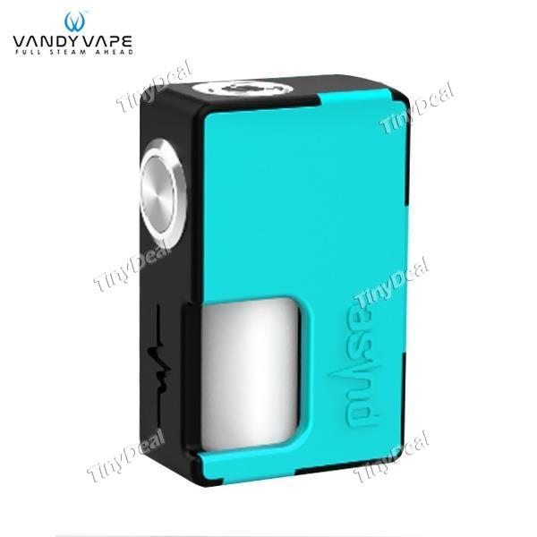 Authentic Vandy Vape PULSE BF Bottom Feeding Squonker 40A Box Mod - Cyan