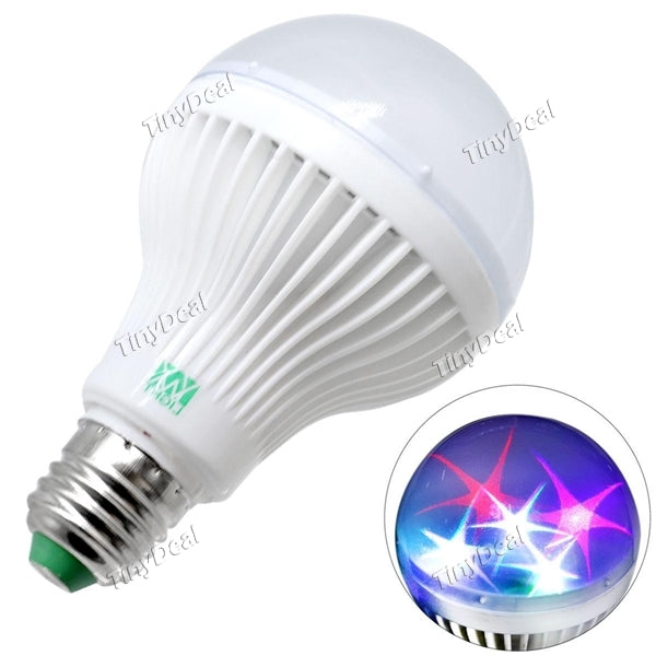 YWXLight E27 85-265V 6-LED RGB Color Changing Night Light for Party Disco Dinner Decorative Bulb