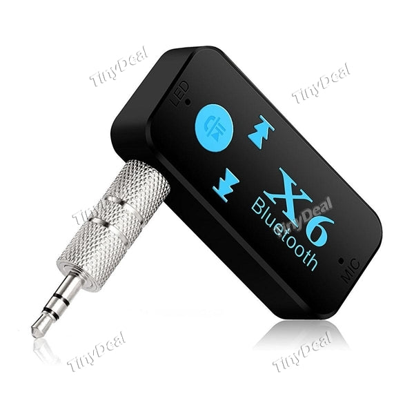 URANT Bluetooth Receiver/ Car Kit, Portable Wireless Audio Adapter 3.5mm Aux Stereo Output for Stereo Output