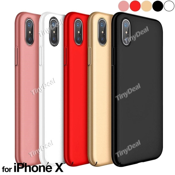 Multi-color Frosted Ultra-thin PC Case Anti-Fingerprints Cover Case For iPhone X