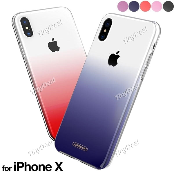 Fading Color TPU Soft Anti-drop Protection Back Case For iPhone X