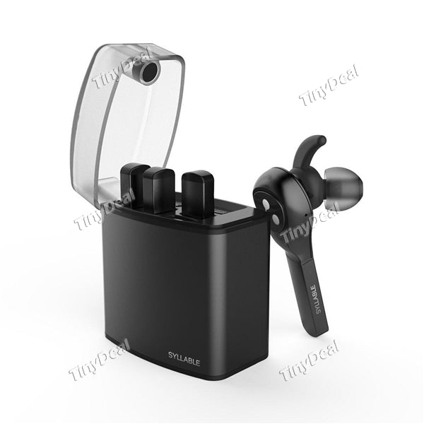 SYLLABLE DX9 TWS Detachable Battery Wireless Earphone Bluetooth Stereo Headset + Portable Lighter Charge Box for Smartphone