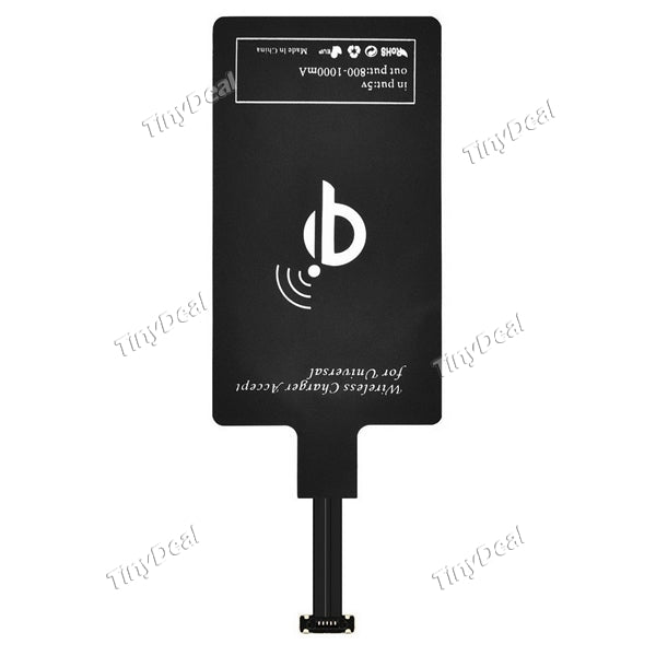 Universal Type-C Qi Wireless Charger Receiver Card Adapter Module for Micro USB-C Mobile Devices