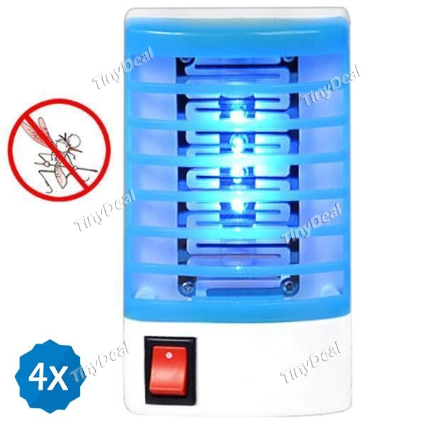 4pcs 2 in 1 Mosquito Killer Lamp LED Night Light Romantic Sleeping Lamp