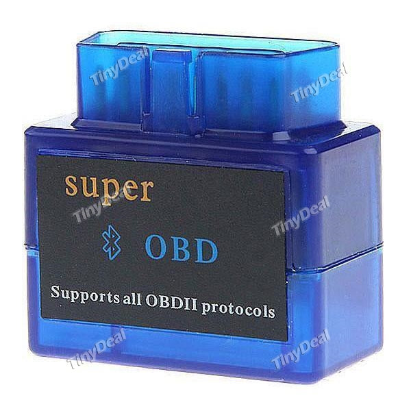 2pcs Super Mini ELM327 V1.5 Bluetooth OBD2 OBD-II Interface Diagnostic Scanner Tool for Car Auto Vehicle
