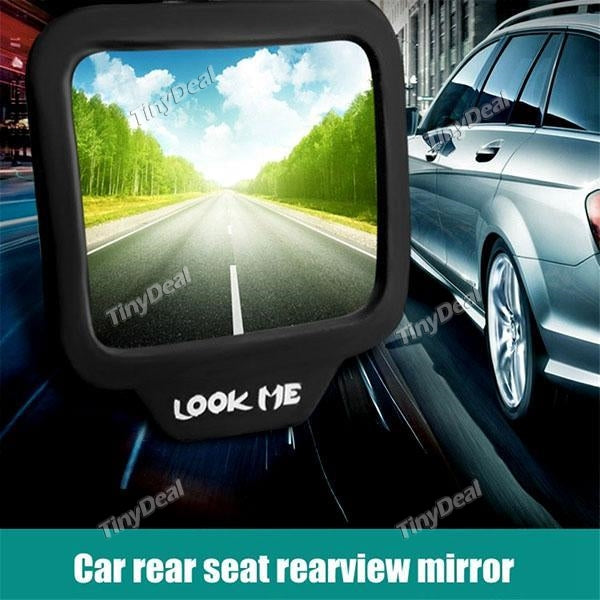 Car Mirror Blind Spot Sway Adjustable Square Mirrors with 3M Self-Adhesive Glue and Explosion-proof Membrane