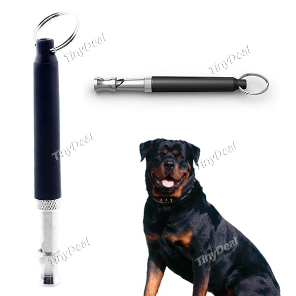 Ultrasonic Dog Whistle Two-tone Puppy Flute Pet Animal Dog Training Sound Whistle Supersonic Keychain