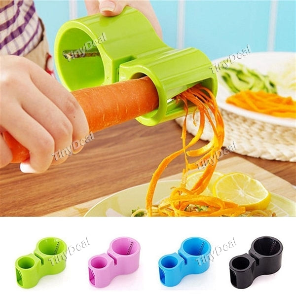 Multi-functional Spiral Cutter Double Grater Shredded Slicer with Knife Sharpener for Vegetables Kitchen Tools