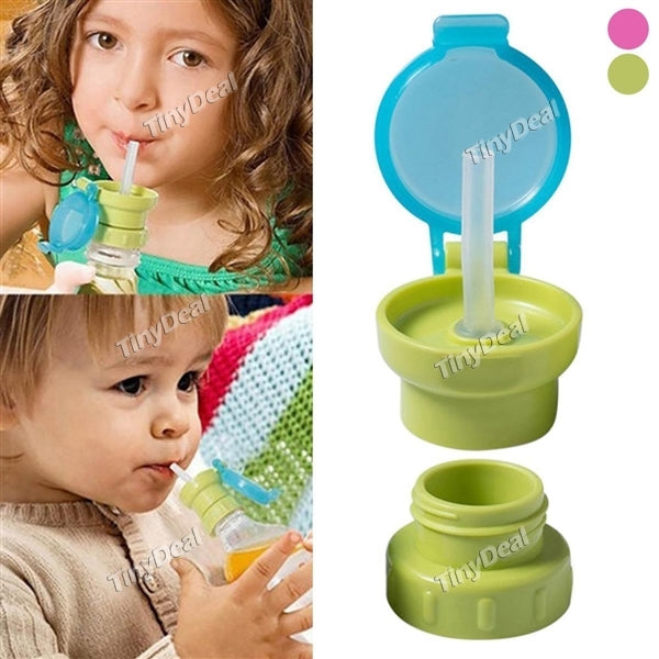 Portable Prevent Choking Straw Cover Kids Spill-Proof Anti-choke Bottled Drinks Spill Straw Choke