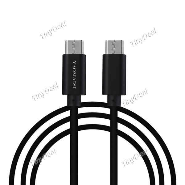 YAOMAISI USB Type-C to Type-C 2-in-1 Data Charger Cable Fast Charge Fast Transfer