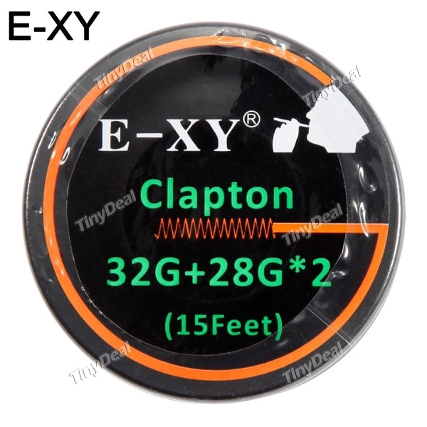 E-XY Kanthal A1 Clapton 32GA + 28GA*2 15 Feet 0.2mm Heat Coil Wires 5M for RTA RDA RBA Coil Building