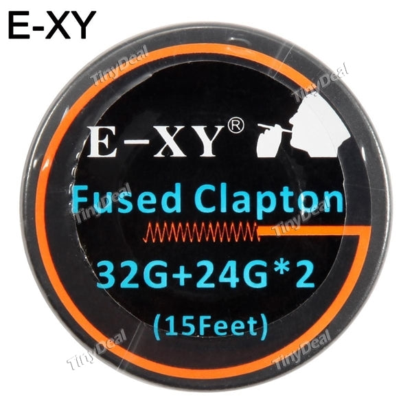 E-XY Kanthal A1 Fused Clapton 32GA + 24GA*2 15 Feet 0.2mm Heat Coil Wires 5M for RTA RDA RBA Coil Building