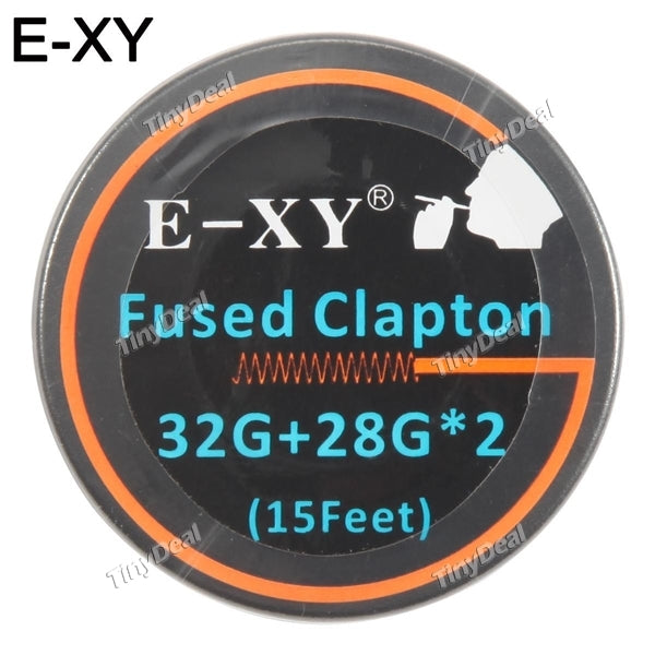 E-XY Kanthal A1 Fused Clapton 32GA + 28GA*2 15 Feet 0.2mm Heat Coil Wires 5M for RTA RDA RBA Coil Building