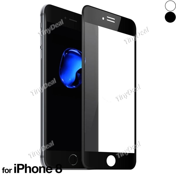 Screen Protector for iPhone 7/ 8 4.7'' 3D Full Coverage Screen Protector Soft Tempered Glass Protector
