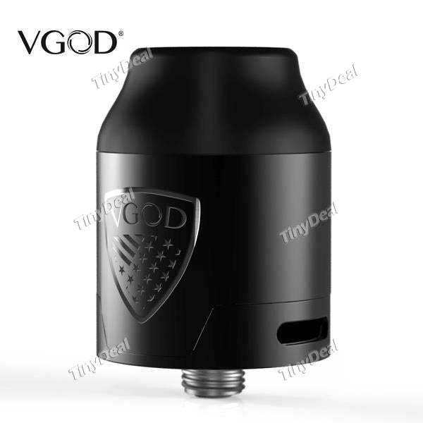 Authentic VGOD Elite RDA Rebuildable Dripping Atomizer 24MM - Black