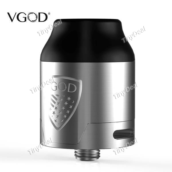 Authentic VGOD Elite RDA Rebuildable Dripping Atomizer 24MM - Silver