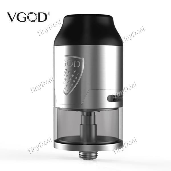 Authentic VGOD Elite RDTA 4ML Rebuildable Dripping Tank Atomizer 24MM - Silver