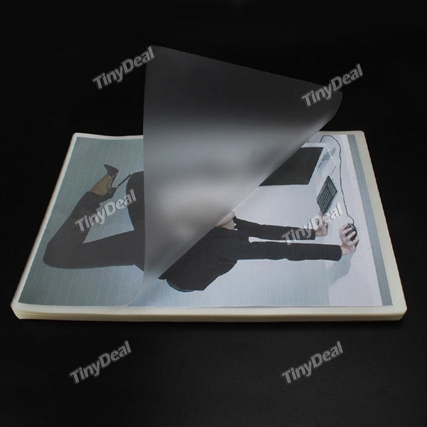 50pcs / Pack 31x22cm Clear Letter Size Thermal Laminating Pouches for Any Standard Laminator