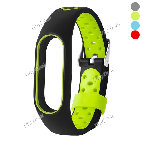 Xiaomi M2 Replacement Soft Wristband Strap Two-color Air Holes Breathable Design Strap For M2 PRO